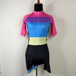 Colorful Cycling Jersey with Shorts